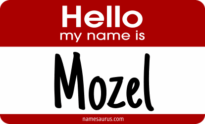 Hello my name is Mozel png download