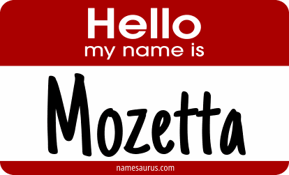 Hello my name is Mozetta png download
