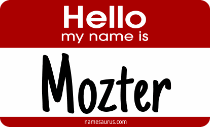Hello my name is Mozter png download
