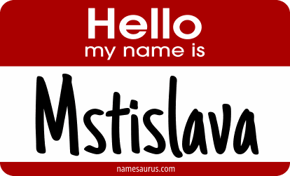 Hello my name is Mstislava png download