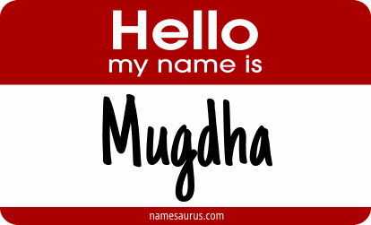 Hello my name is Mugdha png download