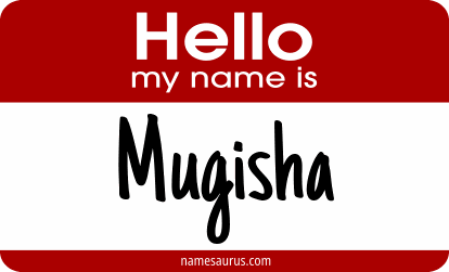 Hello my name is Mugisha png download