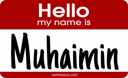 Hello my name is Muhaimin png download