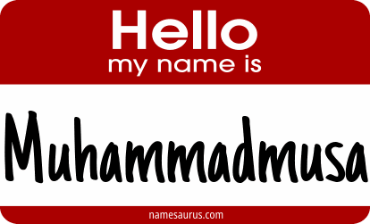 Hello my name is Muhammadmusa png download