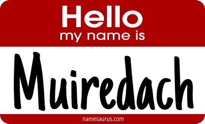 Hello my name is Muiredach png download
