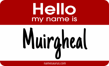 Hello my name is Muirgheal png download