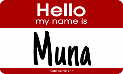 Hello my name is Muna png download