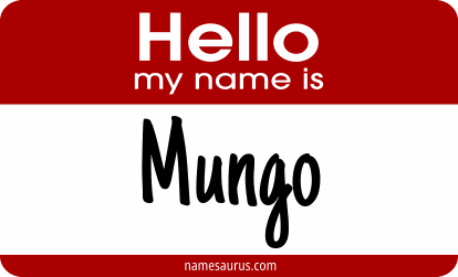 Hello my name is Mungo png download