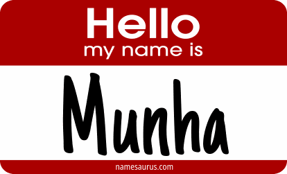 Hello my name is Munha png download