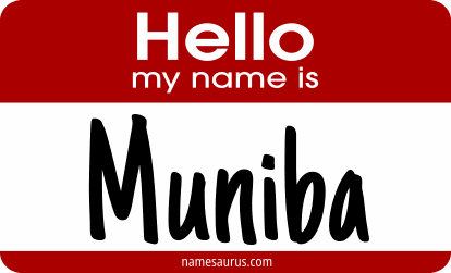 Hello my name is Muniba png download