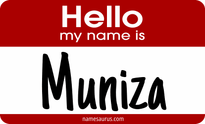 Hello my name is Muniza png download