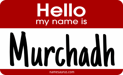 Hello my name is Murchadh png download