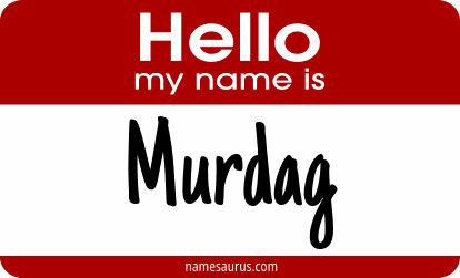 Hello my name is Murdag png download
