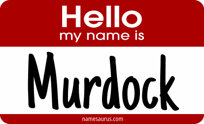 Hello my name is Murdock png download