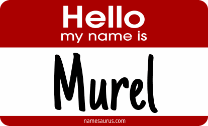 Hello my name is Murel png download