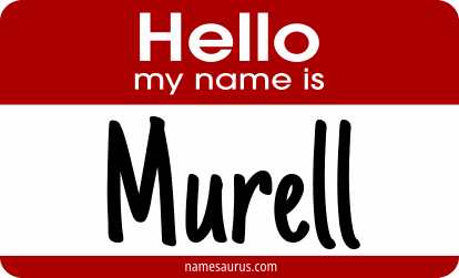 Hello my name is Murell png download