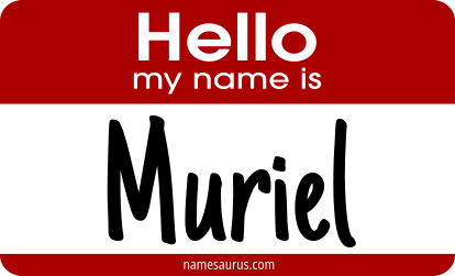 Hello my name is Muriel png download