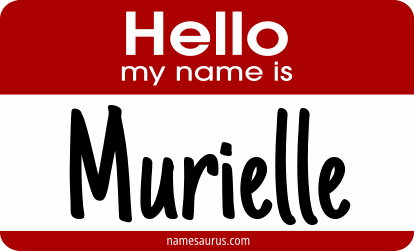 Hello my name is Murielle png download
