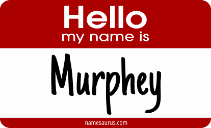 Hello my name is Murphey png download