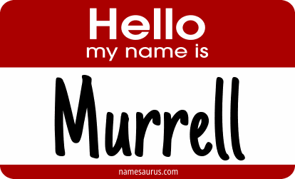 Hello my name is Murrell png download
