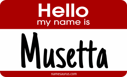 Hello my name is Musetta png download