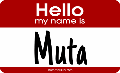 Hello my name is Muta png download