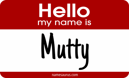 Hello my name is Mutty png download