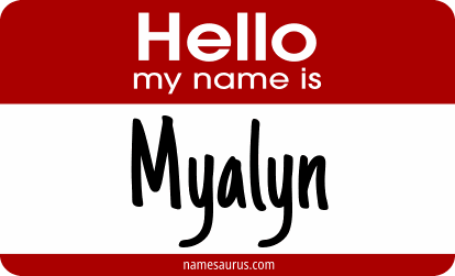 Hello my name is Myalyn png download