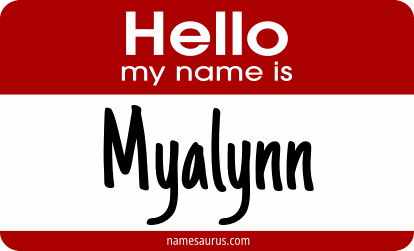 Hello my name is Myalynn png download