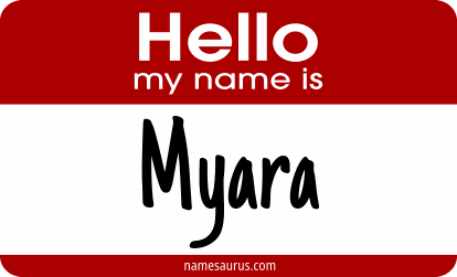 Hello my name is Myara png download