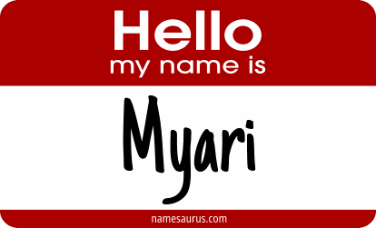 Hello my name is Myari png download