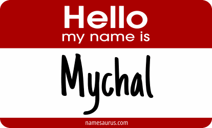 Hello my name is Mychal png download