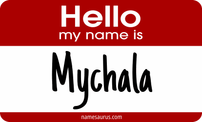 Hello my name is Mychala png download