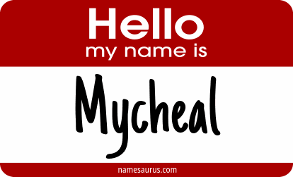 Hello my name is Mycheal png download