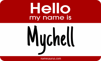 Hello my name is Mychell png download