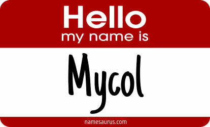 Hello my name is Mycol png download