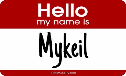 Hello my name is Mykeil png download