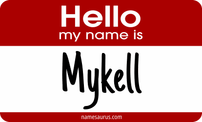 Hello my name is Mykell png download