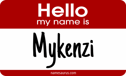 Hello my name is Mykenzi png download