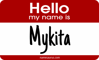 Hello my name is Mykita png download