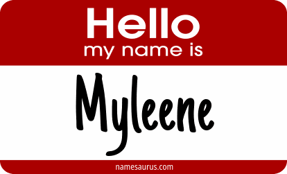 Hello my name is Myleene png download