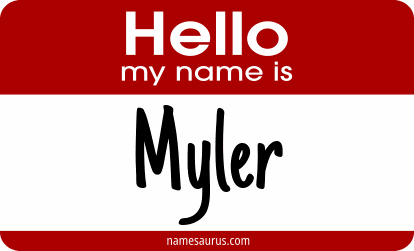 Hello my name is Myler png download