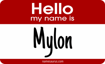 Hello my name is Mylon png download