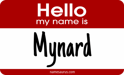 Hello my name is Mynard png download
