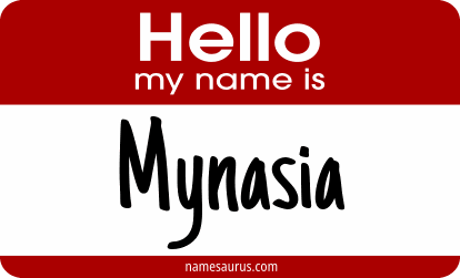 Hello my name is Mynasia png download