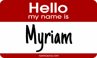 Hello my name is Myriam png download