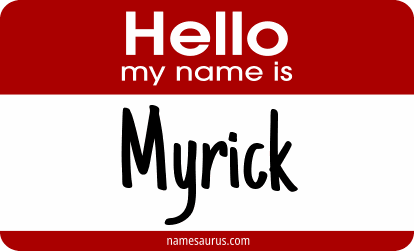Hello my name is Myrick png download