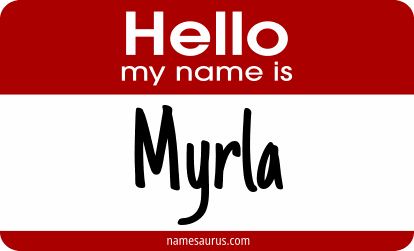Hello my name is Myrla png download
