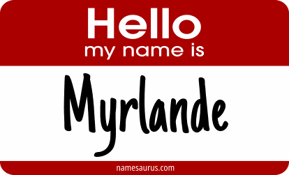 Hello my name is Myrlande png download