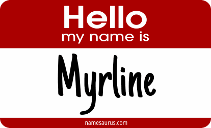 Hello my name is Myrline png download